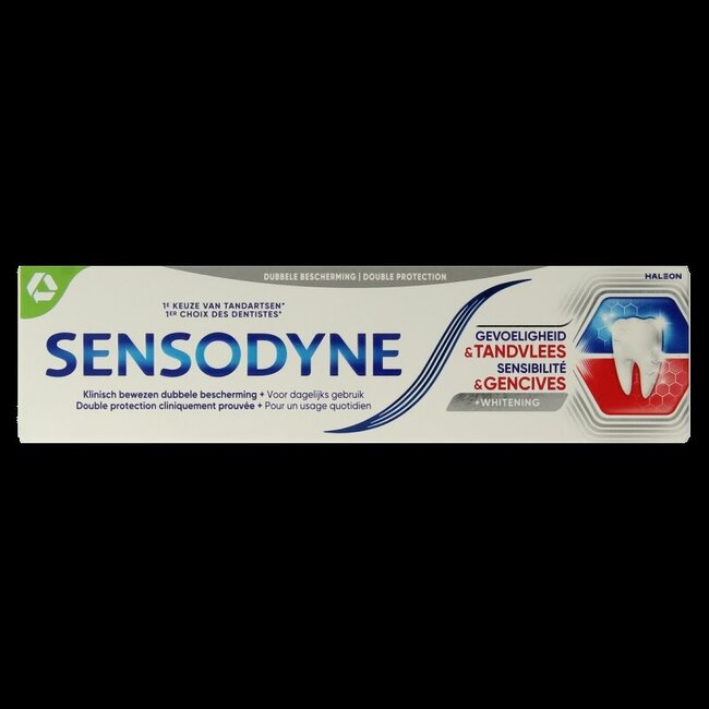 Sensodyne Dentifrice sensibilité & gencives blancheur 75 ml