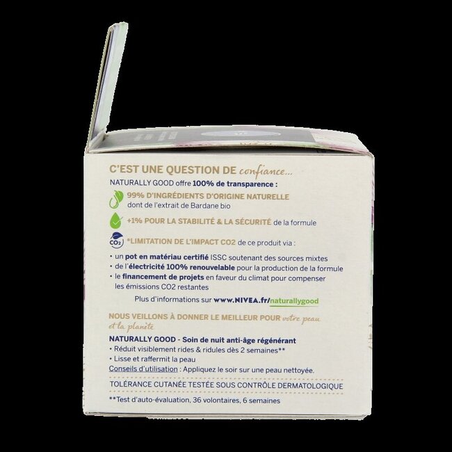 Nivea Naturally good nachtcreme anti-age  50 Milliliter