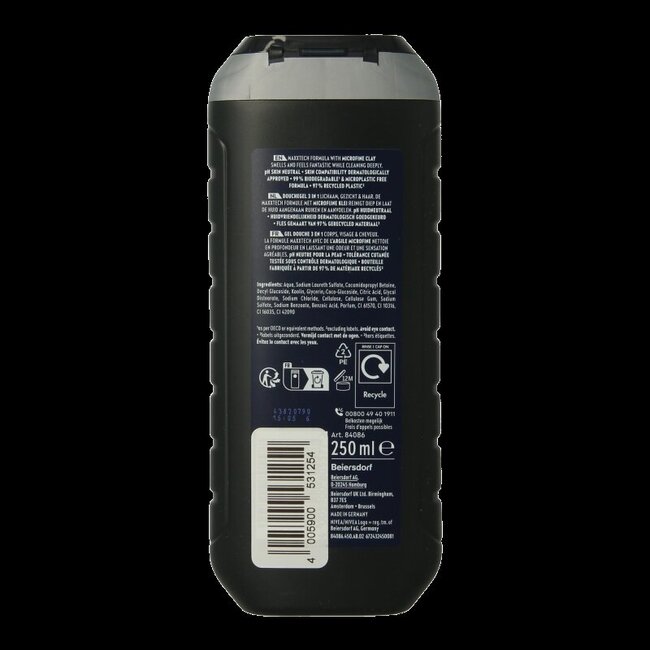 Nivea Men Deep Gel Douche 250 ml