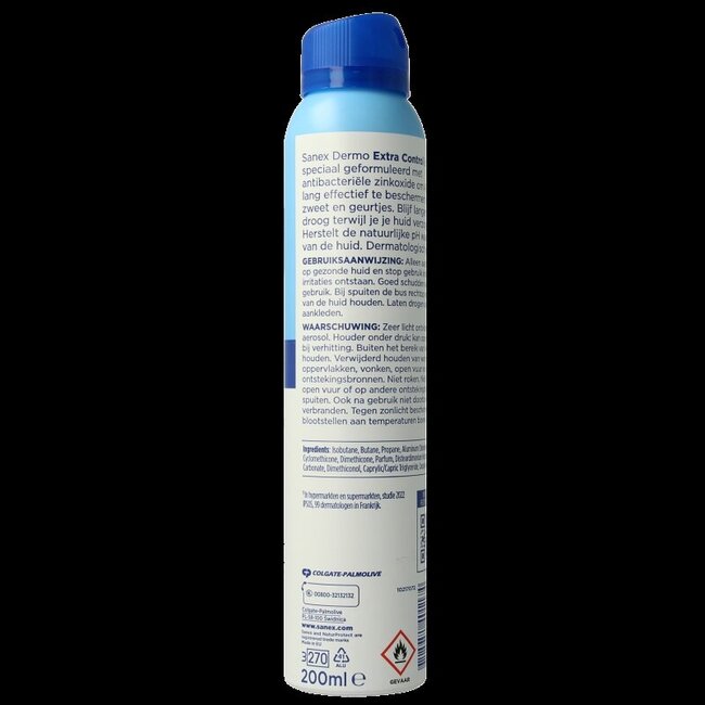 Sanex Deodorant spray dermo extra control 200 Milliliter
