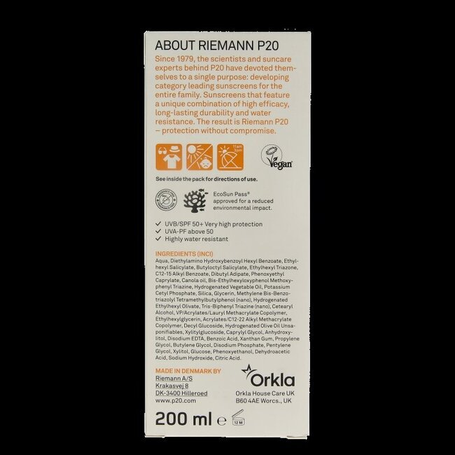 P20 Lotion Kids SPF50+ 200 ml