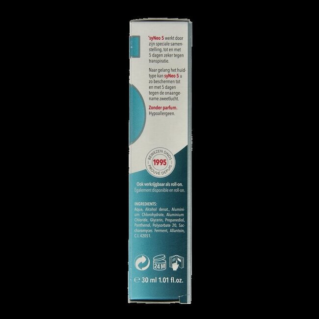 Syneo 5 Man anti-transpirant 30 Millilitres