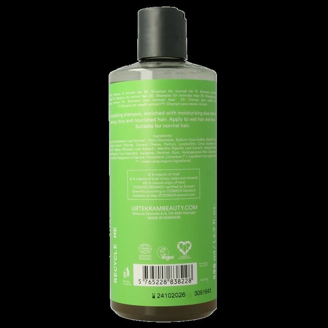 Urtekram Shampooing à l'aloe vera cheveux normaux 500 ml