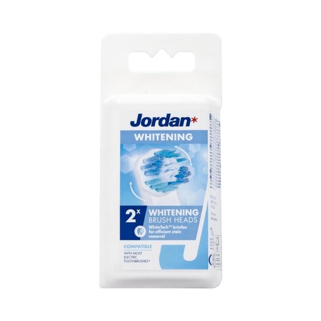 Jordan White opzetborstels 2 Stuks