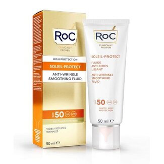 ROC Soleil protect anti wrinkle smoothing fluid SPF50+ 50 Milliliter