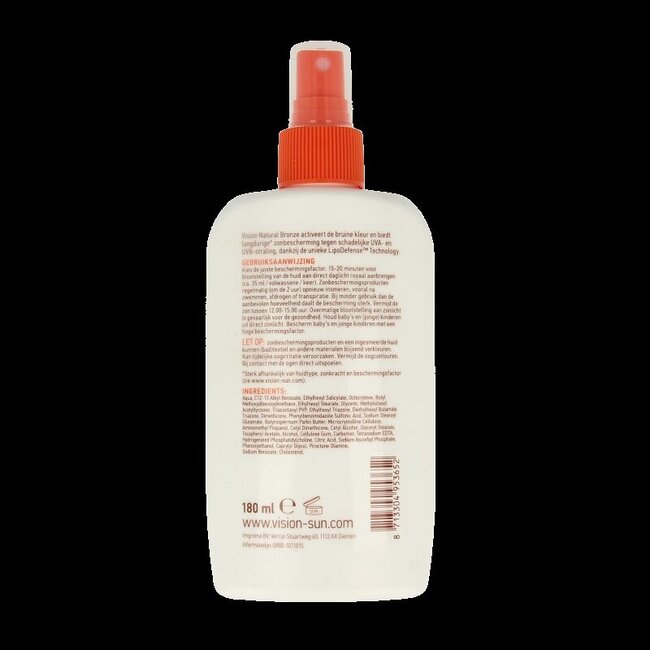 Vision Medium natural bronze SPF30 180 Milliliter