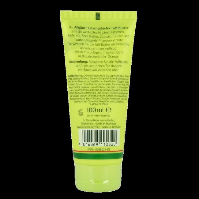 Allgäuer Latschenkiefer Beurre pour les pieds 100 ml