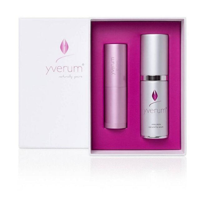 Giftset oog- en lipserum en lippenbalsem 1 Set