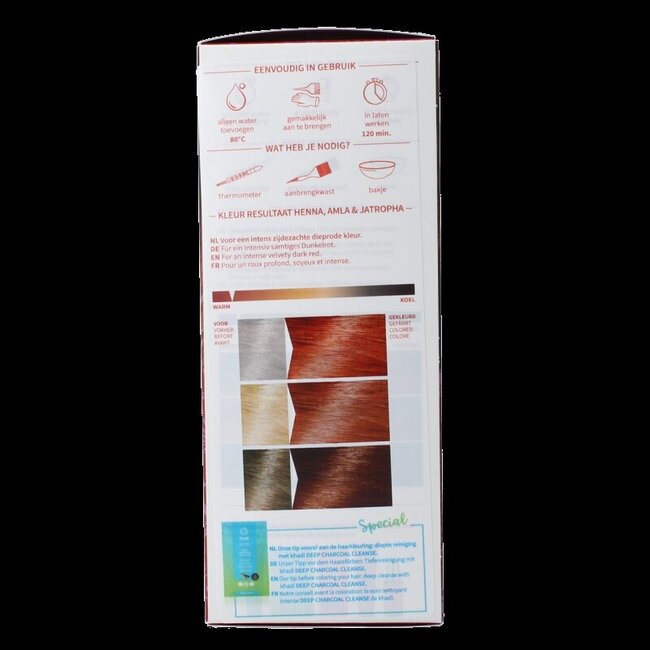 Khadi Coloration Capillaire Henna Amla & Jatropha 100 g