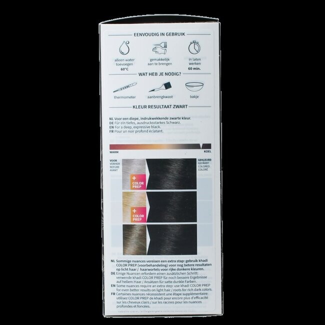 Khadi Haarkleur black 100 Gram