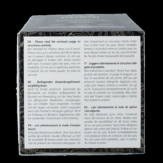 Khadi Coloration Capillaire Noir 100 g