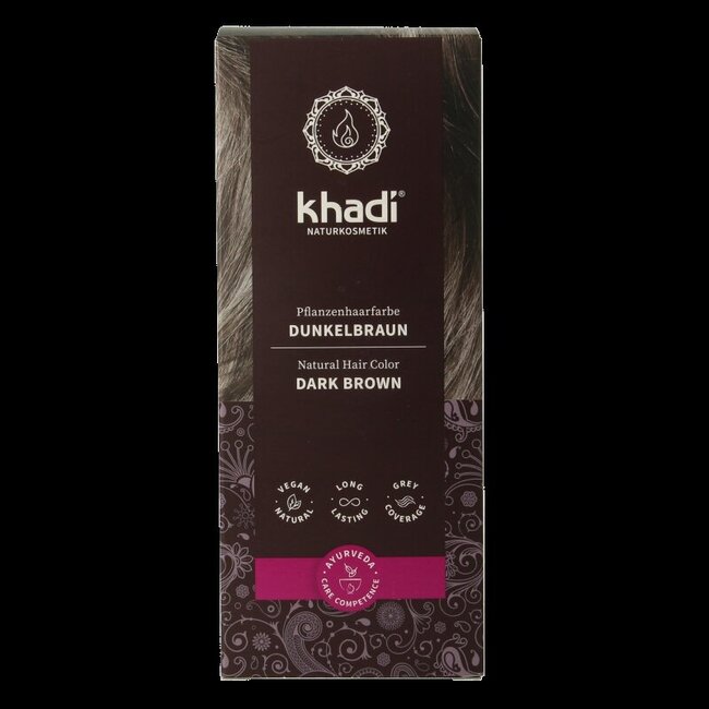 Haarkleur dark brown 100 Gram