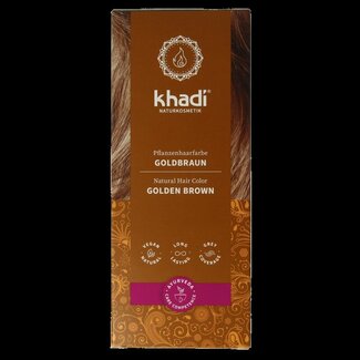 Khadi Khadi Haarkleur golden brown 100 Gram