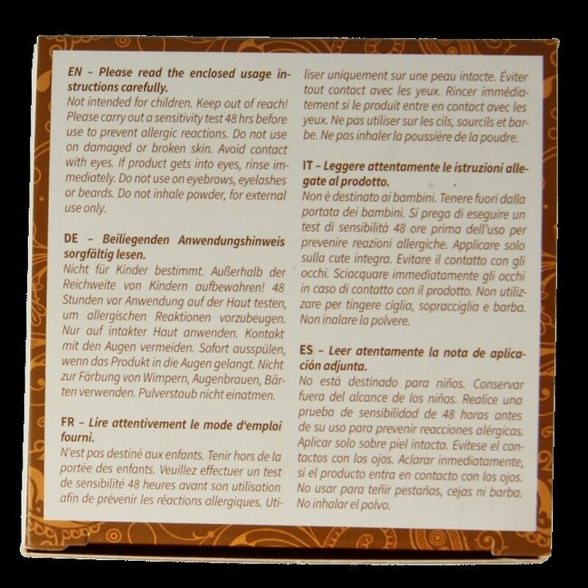 Khadi Haarkleur golden brown 100 Gram