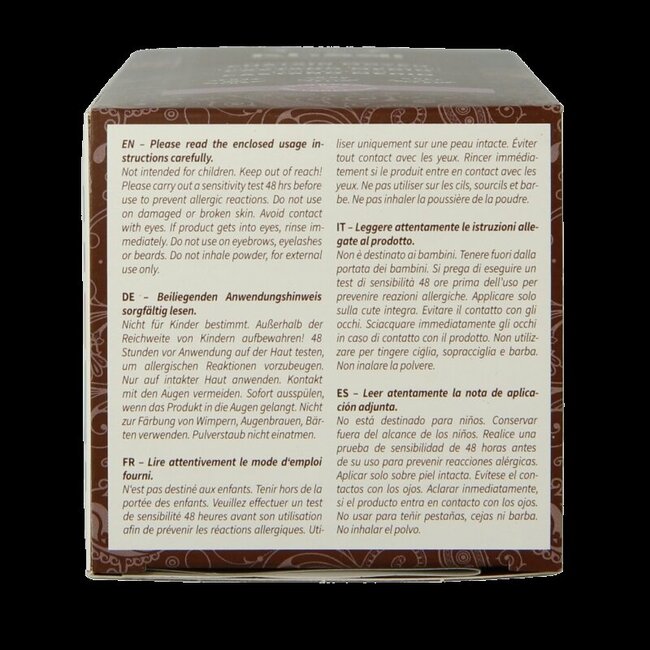 Khadi Teinture Capillaire Brun Moyen 100 Grammes