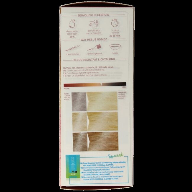 Coloration capillaire Khadi blond clair 100 g