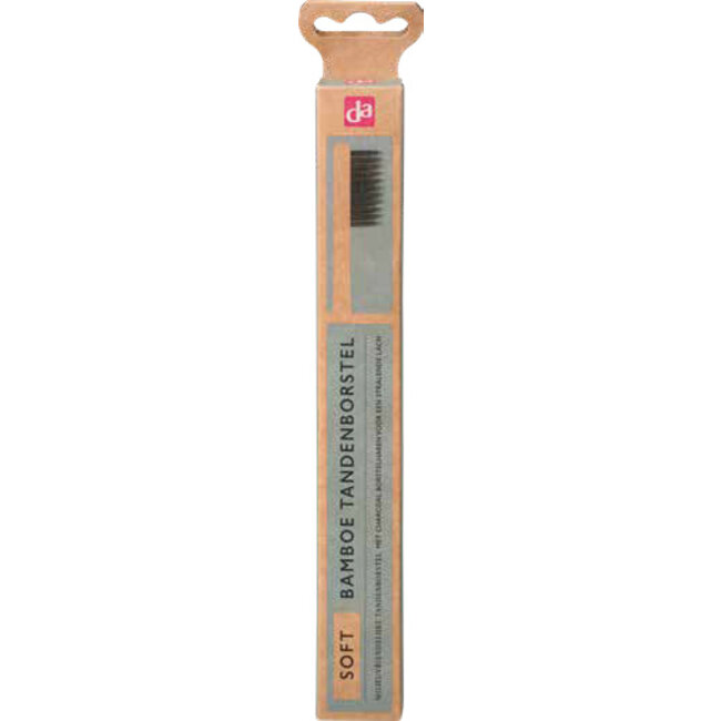 Bamboe tandenborstel soft 1 Stuks