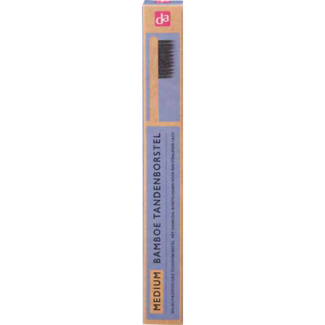 Bamboe tandenborstel medium 1 Stuks