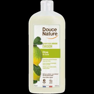 Douce Nature Douce Nature Gel douche & shampooing évasion citron de Sicile bio 1 litre
