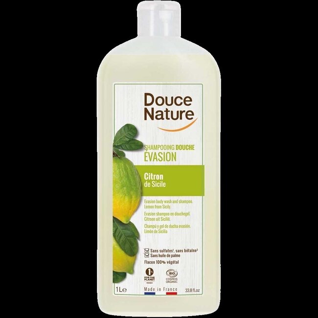 Douchegel & shampoo evasion citroen Sicilie bio 1 Liter
