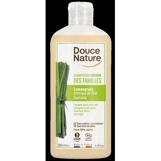 Douce Nature Douchegel & shampoo familie lemongrass bio 250 Milliliter