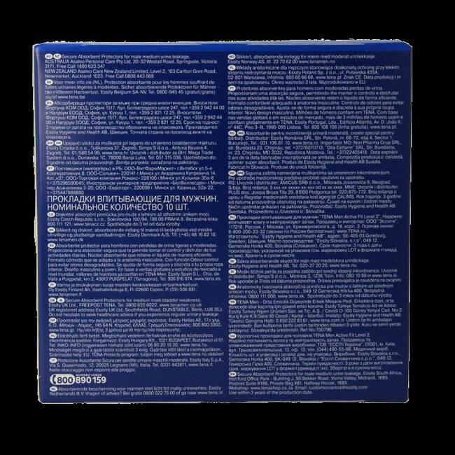 Tena Men active fit level 2 10 Stuks