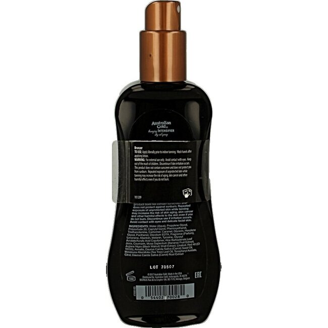 Australian Gold Bronzing intensifier dry oil spray  237 Milliliter