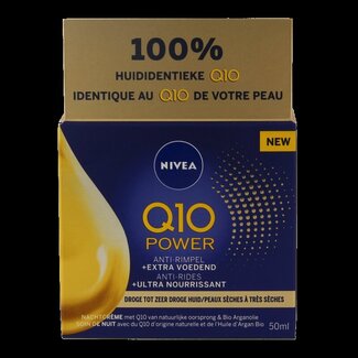 Nivea Nivea Q10 Power crème de nuit extra nourrissante 50 Millilitres