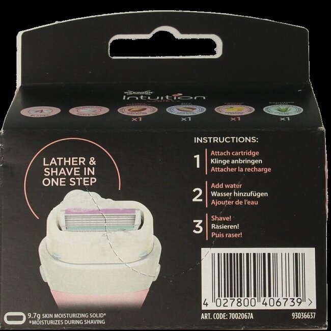 Lames Wilkinson Intuition Variety, lot de 4