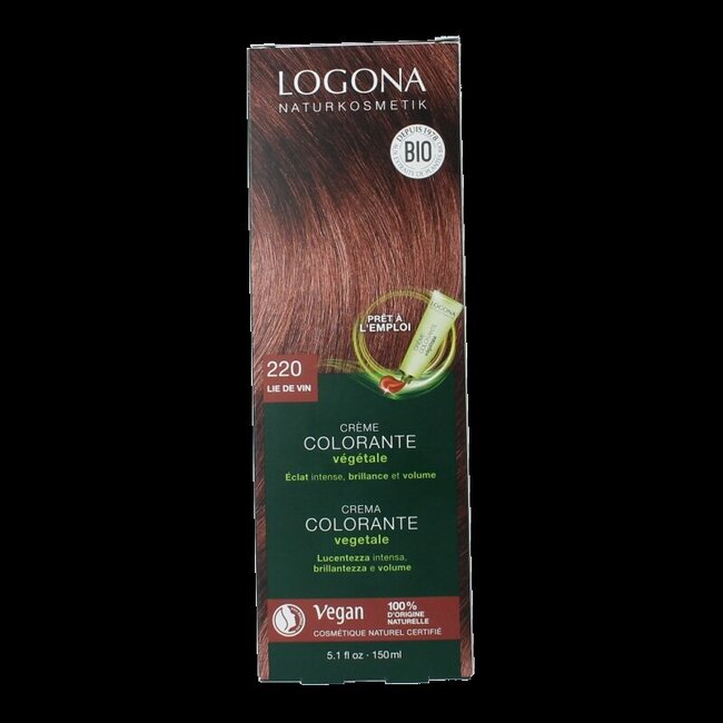 Logona Color creme 220 bordeaux 150 Milliliter