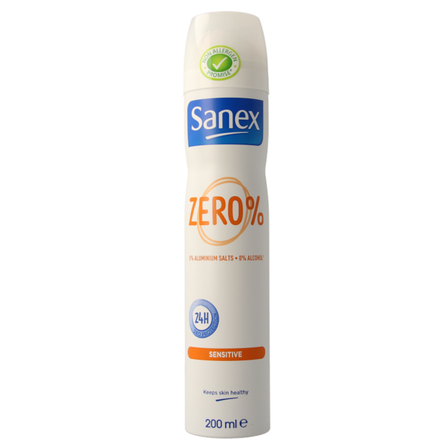 Deodorant spray zero % sensitive 200 Milliliter