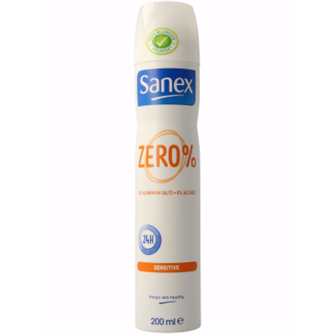Sanex Deodorant spray zero % sensitive 200 Milliliter