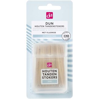 DA Tandenstokers hout dun 120 Stuks