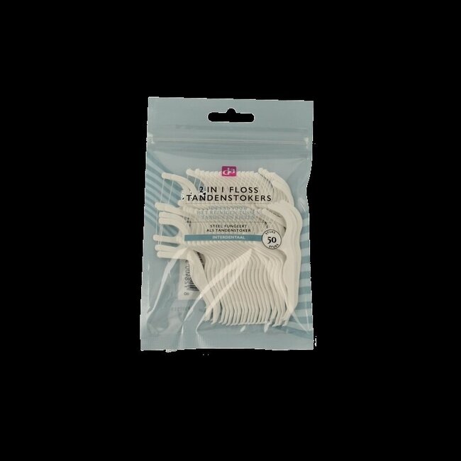 2-in-1 flos tandenstokers 50 Stuks
