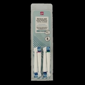 DA Opzetborstel total clean regular 4 Stuks