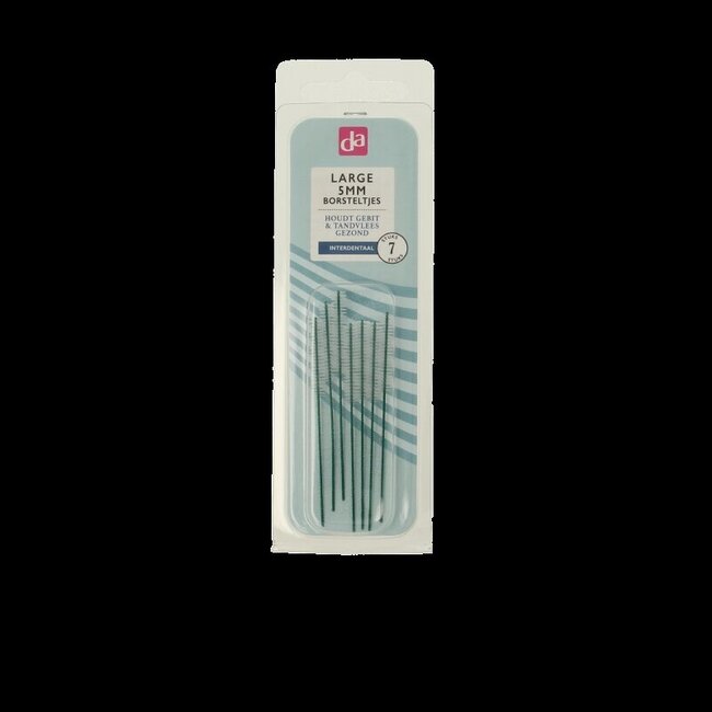 Interdentale borstel large 5mm 7 Stuks