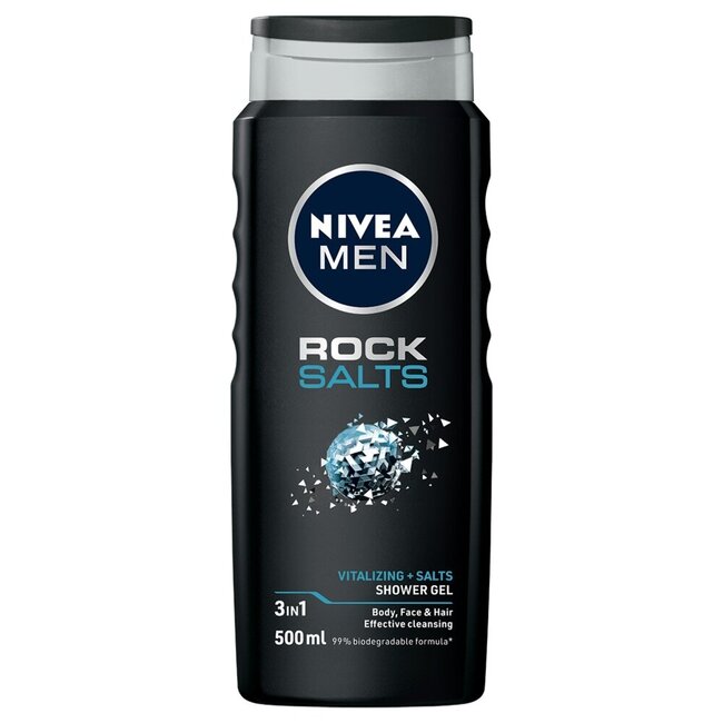Men douchegel rock salts 500 Milliliter