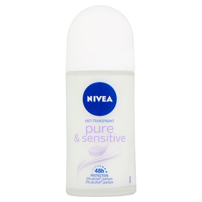 Deodorant roller sensitive & pure 50 Milliliter
