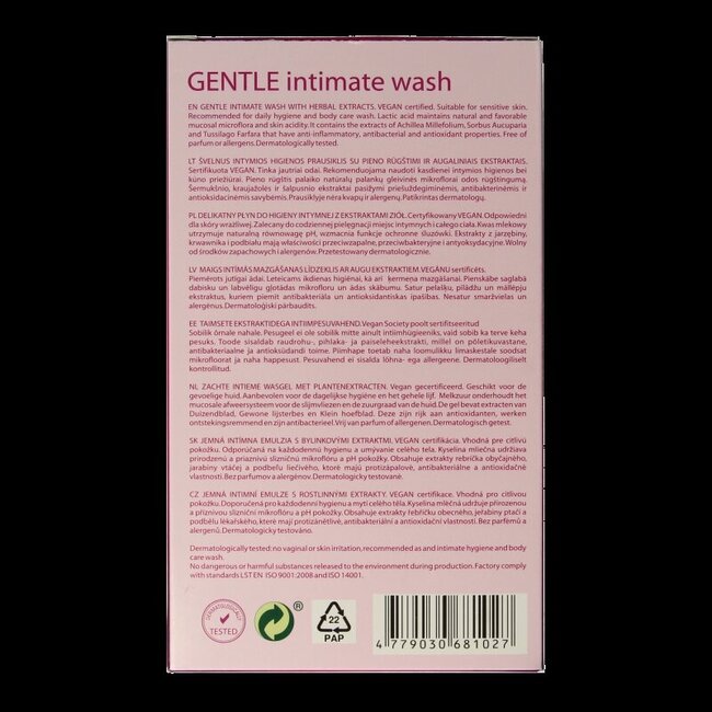 Gel lavant intime Gentle Day 250 ml