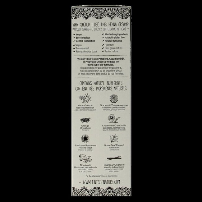 Tints Of Nature Henna cream black semi permanent 70 Milliliter