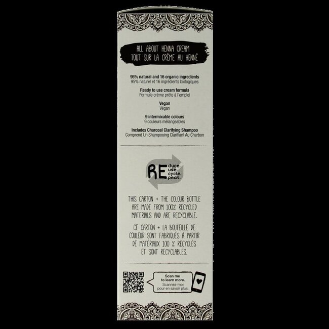 Tints Of Nature Crème au henné châtain foncé semi-permanente 70 ml