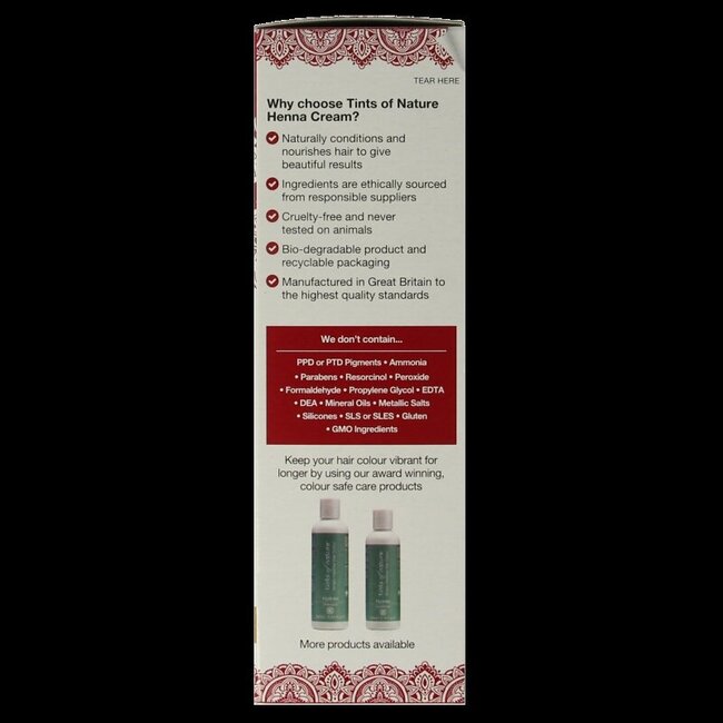 Tints Of Nature Henna cream golden blond semi permanent 70 Milliliter