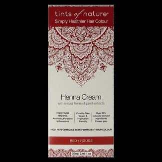 Tints Of Nature Tints Of Nature Crème au henné rouge semi-permanente 70 ml