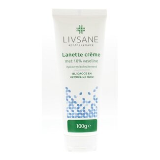 Livsane Lanettecreme met 10% vaseline in tube 100 Gram