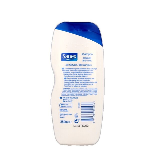 Sanex Shampoo anti roos 250 Milliliter