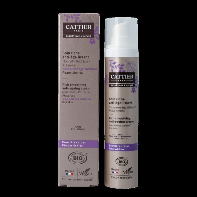 Cattier Soin anti-rides peau sèche 50 ml