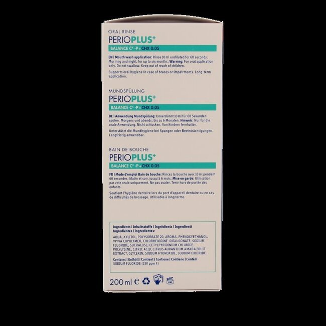 Curaprox Perio plus balance CHX 0,05 200 ml