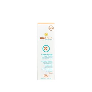 Biosolis Biosolis Crème Solaire Visage SPF50 50 ml