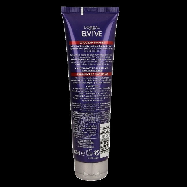 Elvive Masker color vive purple 150 Milliliter