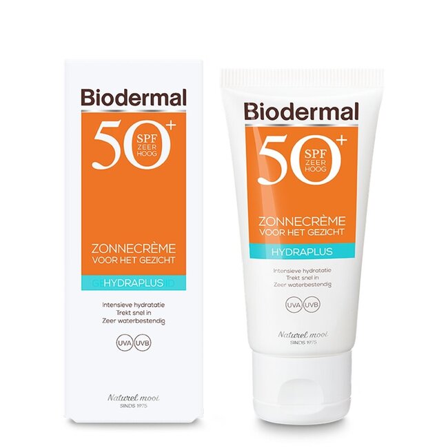 Zonnecreme gezicht hydraplus SPF50 50 Milliliter
